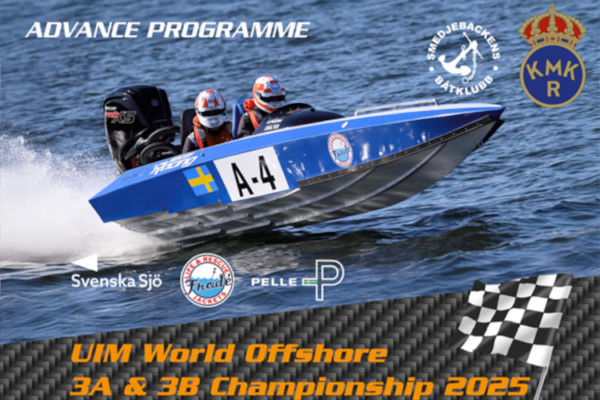 UIM World Offshore 3A & 3B Championship 2025 23-26 juli